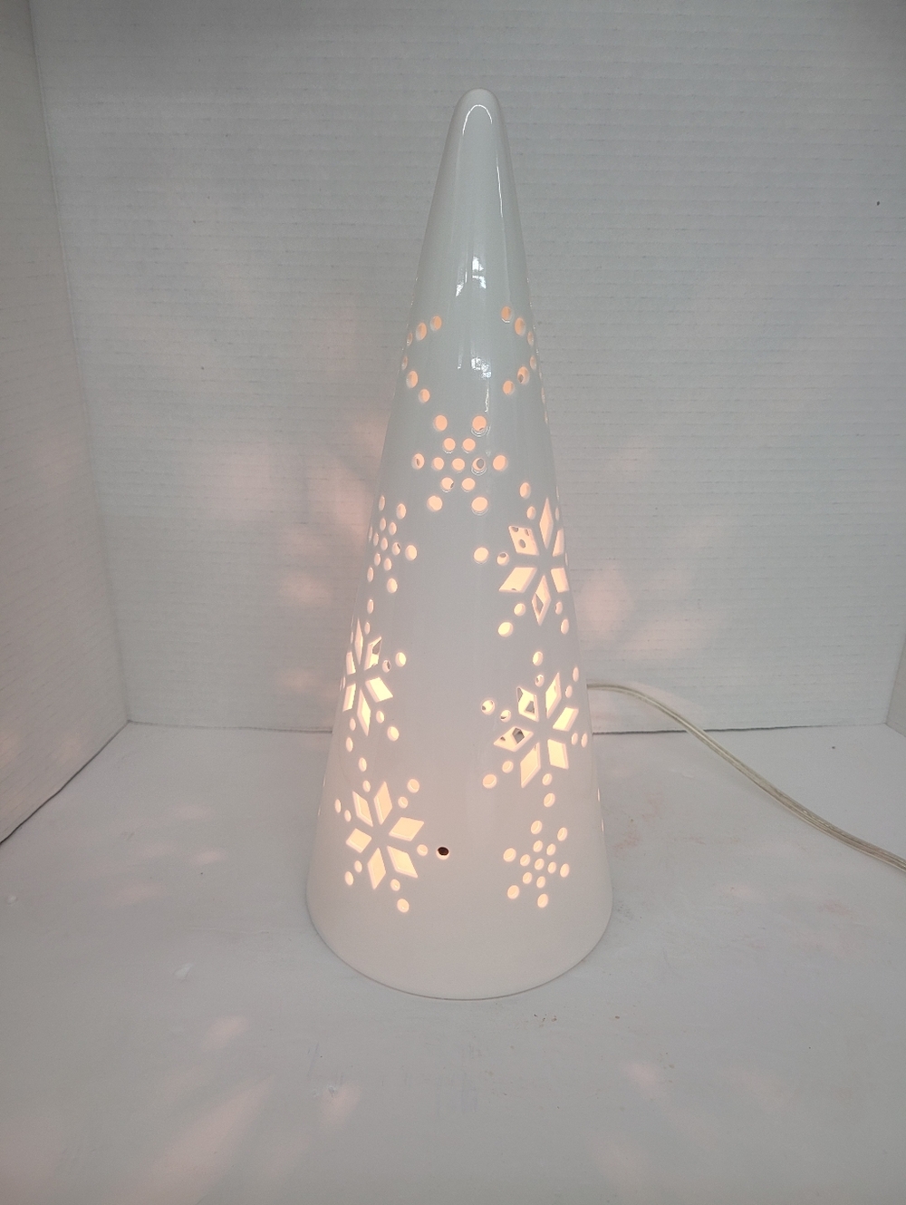 Ceramic Light Up Christmas Tree 14" Tall